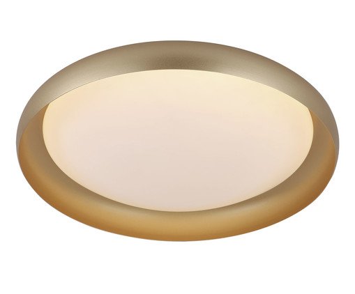 Plafon Well Dourado I Bivolt