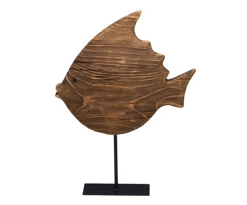 Adorno Decorativo de Peixe Ondas