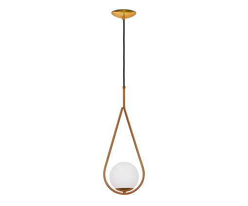 Pendente Gota Dourado  - Bivolt