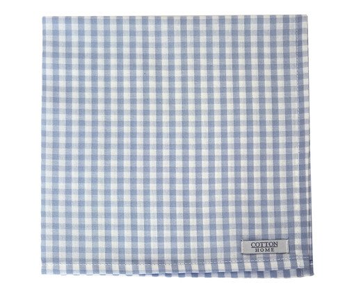 Guardanapo Xadrez Vichy Azul Claro