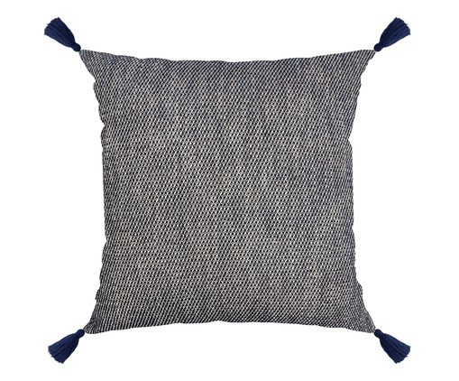 Almofada Concept com Tassel Azul Marinho