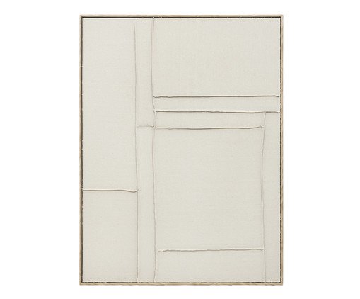 Quadro Linhas Cru