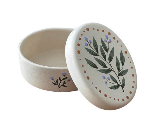 Porta Joia Mini Floral Lavanda