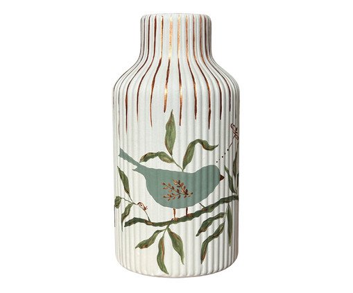 Vaso Stripes Green Bird