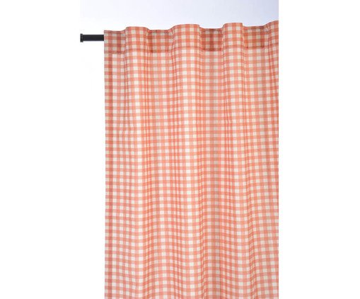 Cortina Quadriculada Laranja Cortina Quadriculada Laranja