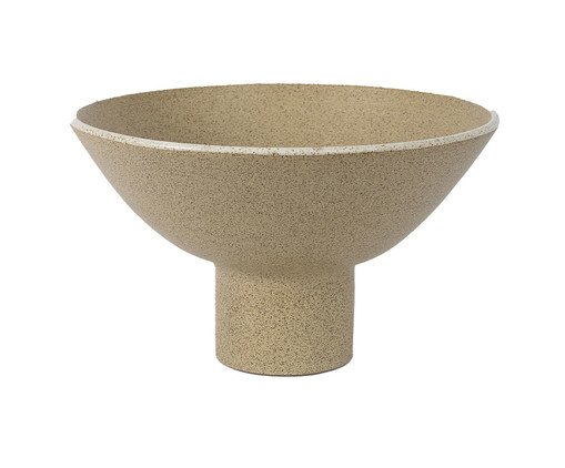 Fruteira Cuia Areia e Branco