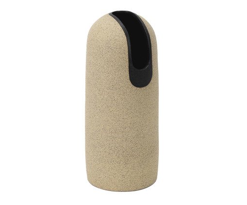 Vaso Cerne Areia e Preto