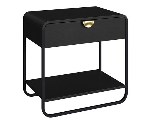 Mesa de Cabeceira Luna - Nero
