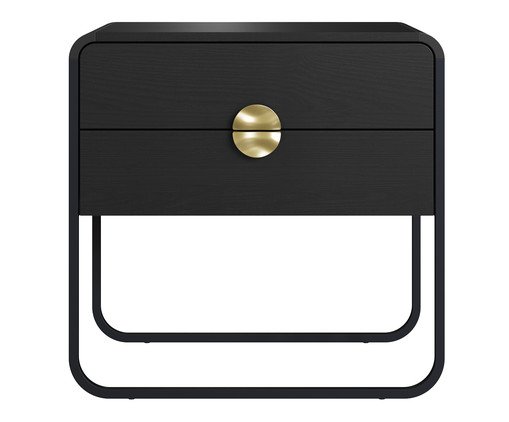 Mesa de Cabeceira Luna II- Nero