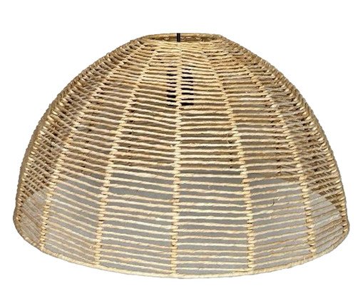 Luminária de Palha Aramada Taipu Bivolt