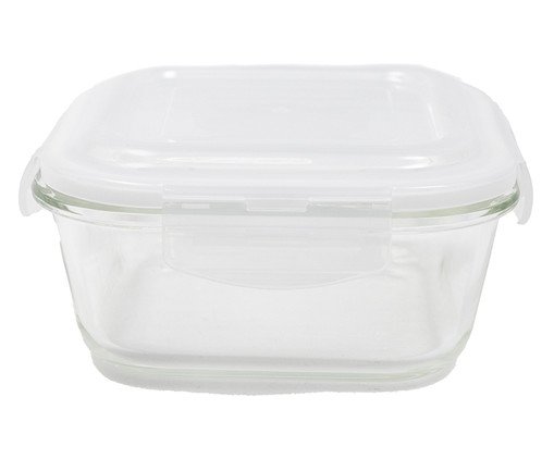 Pote Quadrado Oikos Transparente