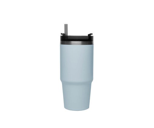 Copo Térmico com Parede Dupla Slimterm Azul