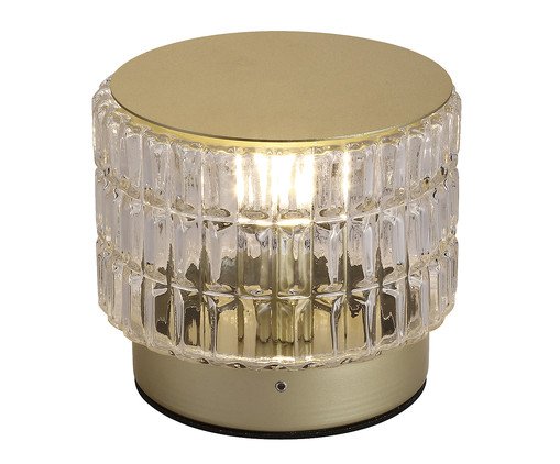 Abajur Iris Dourado Bivolt