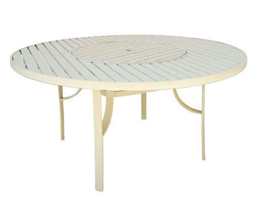 Mesa de Jantar com Prato Giratório Areia