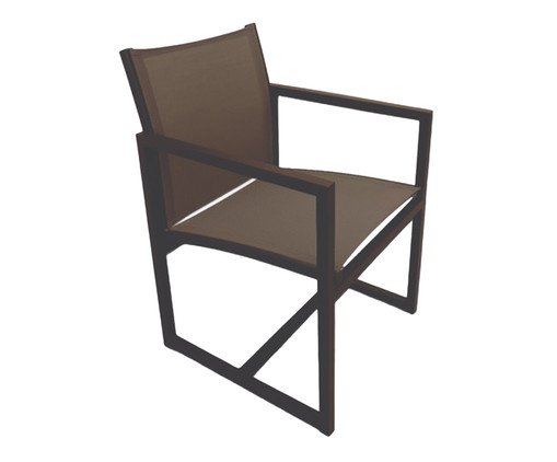 Cadeira King Tela Sling Marrom