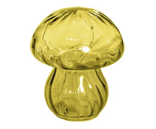 Luminária Led Cogumelo Amarela