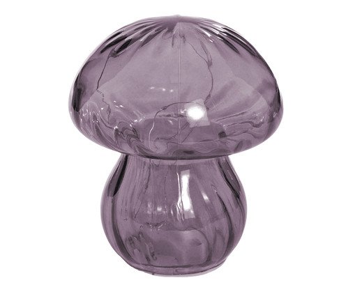 Luminária Led Cogumelo Roxo
