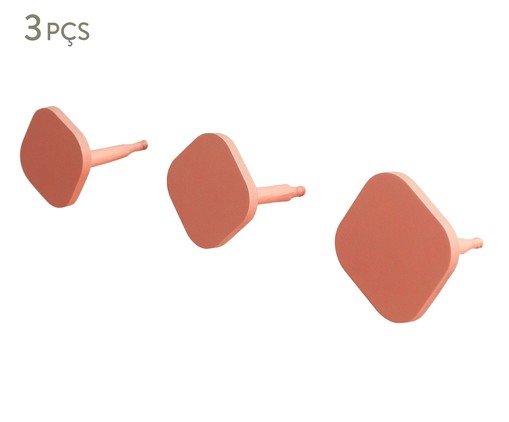 Conjunto de Ganchos de Parede Odessa - Terracota
