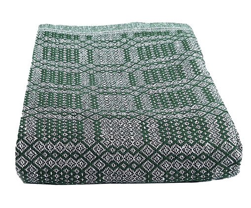 Colcha Ouro Preto Stone Verde Trevo - Casal