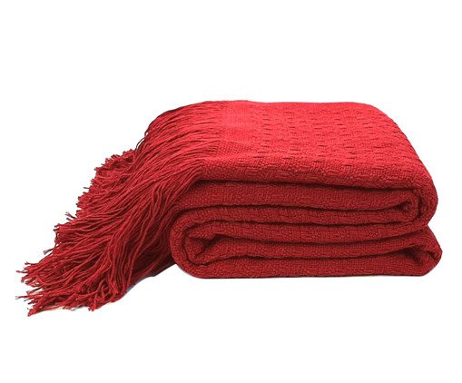 Manta Eterna Vermelho Escarlate - 150X170cm