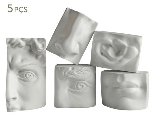 Conjunto de Peças David Branco