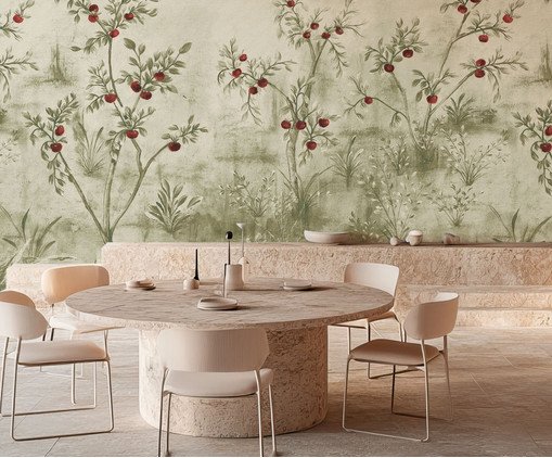 Papel de Parede Desejo Efêmero Verde