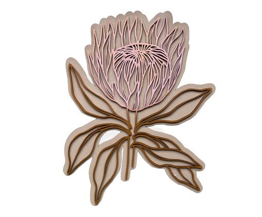 Escultura de Parede Protea