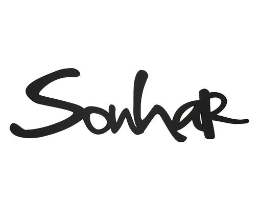 Decorativo de Parede Sonhar Preta