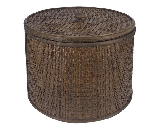 Caixa Decorativa Pequena Legna Marrom