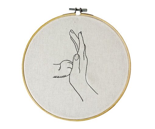 Bordado Decorativo Melhor Amigo