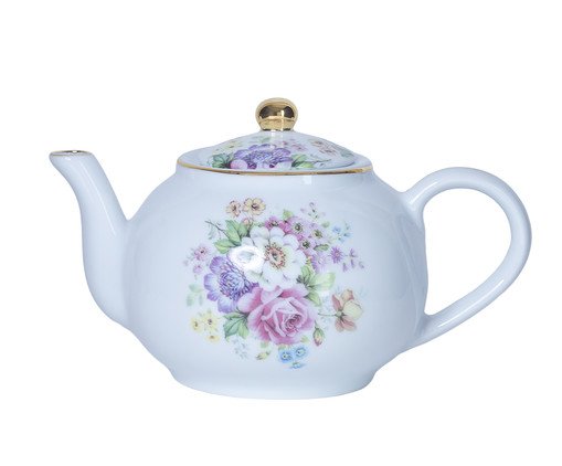 Bule Helena em Porcelana com Ouro Bule Helena em Porcelana com Ouro