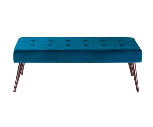 Recamier em Veludo Olivia - Azul de Prussia