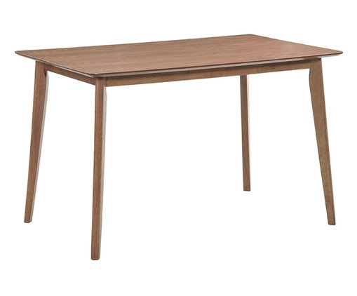 Mesa de Jantar Retangular em Madeira Gael - Nogueira
