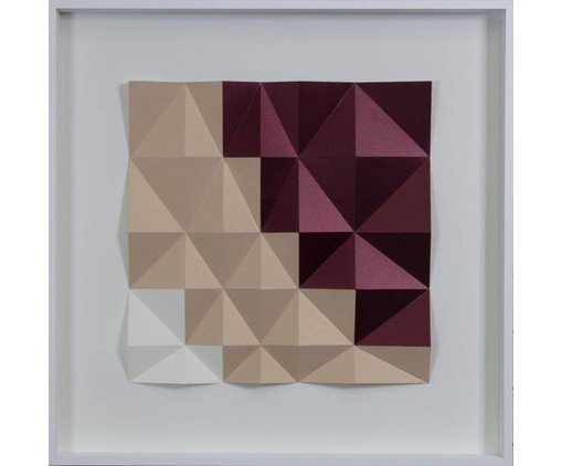 Quadro com Vidro Diamante Losango