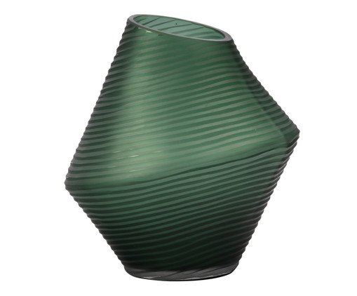Vaso em Vidro Yasmin Verde