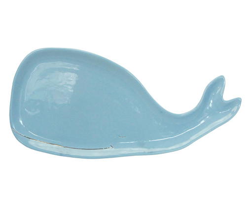 Petisqueira em Cerâmica Whale - Azul