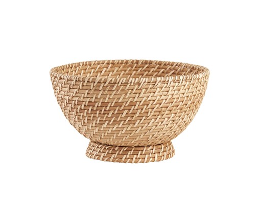 Cachepot em Rattan Kasey - Bege