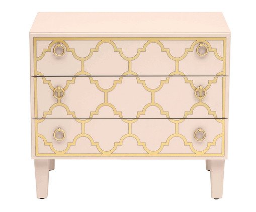 Mesa de Cabeceira Marrocos Burlywood - Taupe Mesa de Cabeceira Marrocos Burlywood - Taupe