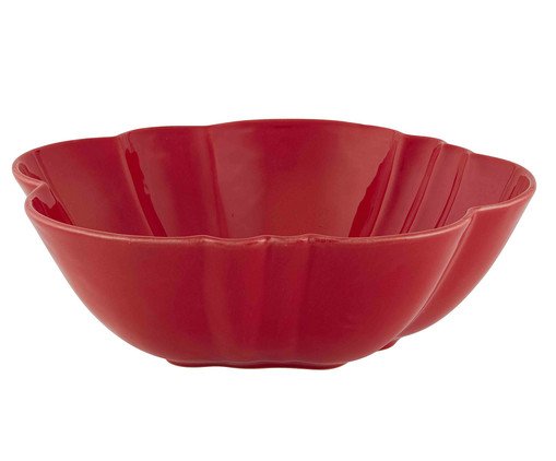 Saladeira em Cerâmica Tomate - Vermelho