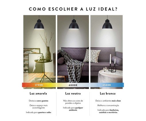 Plafon de Led 8W Louisa Preto - Bivolt