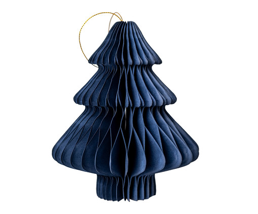 Decorativo Árvore Honeycomb Celyn Azul - 15cm