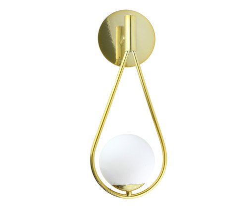 Arandela Moon Gota Dourado - Bivolt