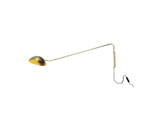 Arandela Articulada Dome Dourado - Bivolt