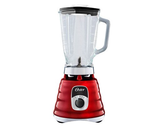 Liquidificador em Inox Oster Clássico Vermelho Liquidificador em Inox Oster Clássico Vermelho