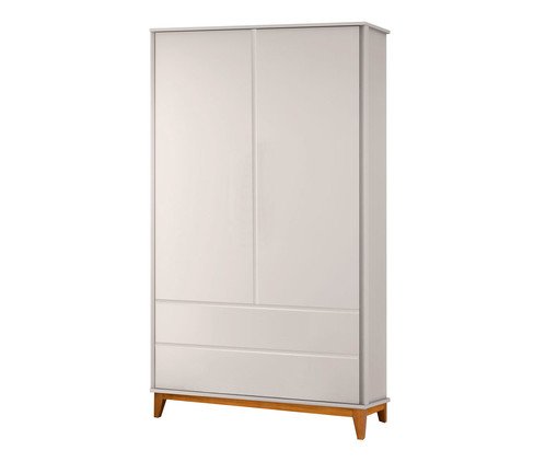 Roupeiro Nordic Branco - 02 Portas