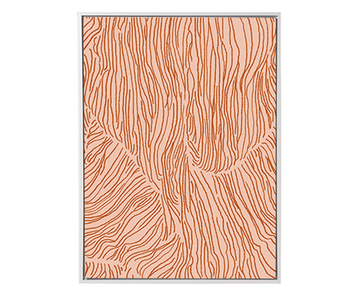 Quadro em Canvas Rebecca Laranja - 80x60cm