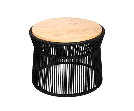 Mesa de Centro Sunset Corda Náutica - Preto