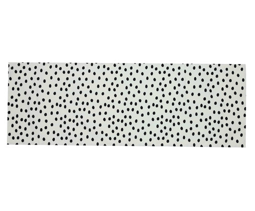 Caminho de Mesa Dots - Preto