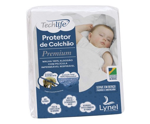 Protetor de Colchão Malha Algodão Impermeavel Baby