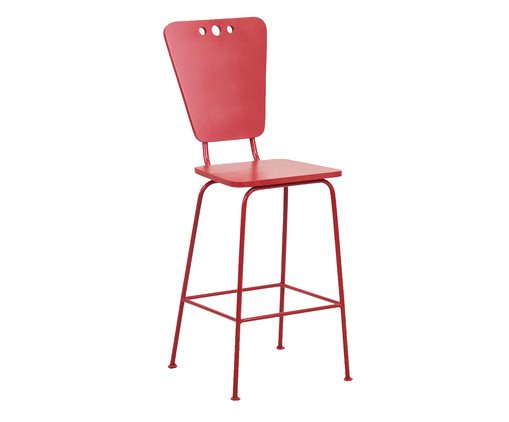 Banqueta Charmant - Vermelho